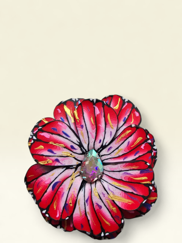 Pink Radiance Brooch