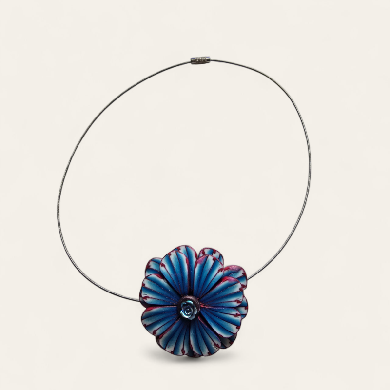 Blue Cosmos Necklace